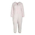 thumbnail image 2 of Joyspun Women's Hooded Jacquard Union Suit, Size XS- 3X, 2 of 4