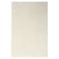 thumbnail image 5 of Luxe Weavers Modern Geometric Wave Cream 2x3 Area Rug, High Low Carpet, 5 of 9
