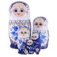 thumbnail image 2 of 7 Unids de Matryoshka Regalos Azul Sunnimix Muñecas de anidación rusas, 2 of 8