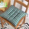 thumbnail image 6 of Moocorvic Outdoor Seat Pads Striped Print Chair Cushions for Patio, Garden, Sofa, Home Decor 16x16IN, 6 of 7