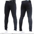 thumbnail image 1 of Men Stretch Denim Skinny Jeans Casual Solid Long Pants Ankle Trousers, 1 of 2
