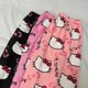 thumbnail image 3 of Pantalones para caminar pijamas de dibujos animados para mujer verano fino suelto nuevo estilo hogar casual verano pantalones con aire acondicionado se pueden usar afuera, 3 of 5