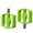 Green Pedalplastic, variant on Mosiee Mountain Bike Pedals Aluminum Alloy Bearing Pedals with Enlarged Plastic Orange Pedalplastic
