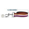 thumbnail image 5 of Buckle-Down Pet Leash, Dog Leash, Flag Lesbian Five Stripe Oranges White Pinks, 6 Feet Long 1.0 Inch Wide, 5 of 6