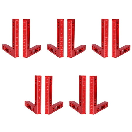 

10 Pcs Positioning Squares Right Angle Woodworking Carpenter Tool Corner Clamping Square