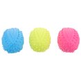 thumbnail image 5 of KAKOWELY 3 pelotas masticables para perros, pelota chirriante para mascotas, pelota de rugby para perros pequeños, juguete interactivo para la dentición de perros, juguete para mascotas, 5 of 5