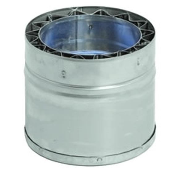 Duravent W2-Tc4 4" Double Wall Tee Cap From The Fasnseal Series - Stainless Steel