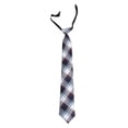 thumbnail image 1 of Xfvqtps Tie for Kids Pre-Tied Grid Pattern Adjustable Classic Neckties Uniform School Party Gray, 1 of 3