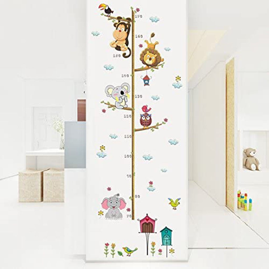 Animals Wall Stickers for Kids Nursery Rooms Monkey Elephant Horse Wall VvV 