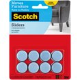 thumbnail image 1 of Scotch Self-Stick Sliders 1"-8/Pkg, 1 of 3