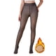 thumbnail image 4 of Leggings extragrandes de 220 g para mujer con forro polar y pantalones capri de poliéster., 4 of 6