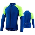 thumbnail image 3 of yeacher Men's All-Season Cycling Jacket with Reflective Strips, UV Protection, and Multiple Pockets - Dark Blue, XL, 3 of 6