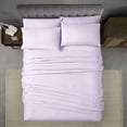 thumbnail image 3 of Swift Home Luxury 6-Piece Sheet Set with Extra Pillow Case, Queen, Lavender, 3 of 8