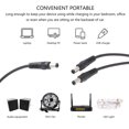 thumbnail image 2 of 5.5x2.1mm Power Splitter Cable 18AWG, Male to Two Male 5.5MMx2.1MM Cord for LED, CCTV Cameras Supply Cord, 2 of 9