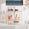 thumbnail image 2 of Tooloton Acrylic Stackable Drawers Organizer, 5-Pack for Countertop and Cabinet Storage, 2 Small + 2 Medium + 1 Large, Clear, 2 of 5