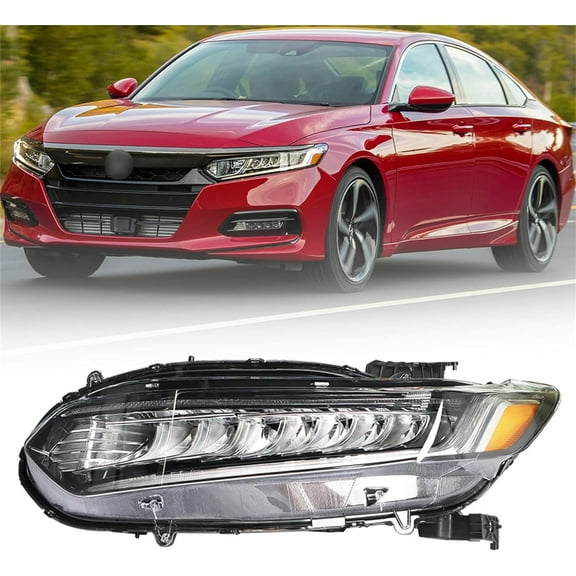labwork Headlight Assembly Replacement for Honda Accord 2018-2021 Headlight Headlamp LH Set Driver Side