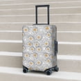 thumbnail image 6 of Zufioo Daisies Flowers Print Luggage Case Protective Cover, Zippered Anti-scratch Luggage Case Cover, Suitable for Travel, Business, Unisex-Medium, 6 of 7