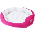 thumbnail image 2 of Coussin Rond en Beignet pour Animaux de Compagnie - Lit pour Chats Ou Petits Chiens - Fond Antidérapant et Résistant à l'Eau, 2 of 2