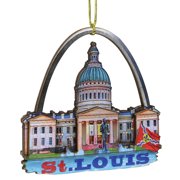 3D Saint Louis Christmas Ornament