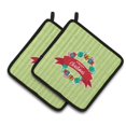 thumbnail image 1 of "Treasures Christmas Wreath Presents Green P of Pot Holders, 7.5 x 7.5, Multicolor" Caroline's Treasures BB6977PTHD, 1 of 1