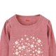 thumbnail image 2 of Playera de Manga Larga en Algodón Hipoalergénico Estampado Floral Baby Creysi  Morado 3X Años, 2 of 3