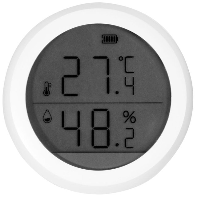 Medidor De Temperatura Y Humedad Para Interiores Medidor De Temperatura Y Humedad Para El Hogar Con Pantalla Lcd Compatible Con La Aplicación Tuya sonducket EL009759-00