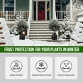 thumbnail image 5 of Maceta de protección de invierno para plantas, cubierta para macetas para jardín de invierno, cubiertas protectoras para plantas, protección contra congelación con cordón, 5 of 5
