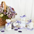 thumbnail image 3 of TONIFUL 3/8 In x 100yds Light Purple Satin Ribbon Thin Solid Fabric Ribbons Roll for Gift Wrapping Invitation Floral Hair Balloon Craft Sewing Party Wedding Popsicle Decoration Valentine's Day Bouquet, 3 of 6