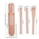 thumbnail image 4 of Makeup Powder Brush Set Nail Dust Remover Retractable Portable W/Lid Fiber BristlePink, 4 of 4