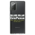 thumbnail image 1 of DistinctInk Clear Shockproof Hybrid Case for Galaxy Note 20 ULTRA (6.9" Screen) - TPU Bumper Acrylic Back Tempered Glass Screen Protector - Billion Dollar Entrepreneur, 1 of 3