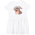 thumbnail image 3 of Inktastic I Love Hippos Girls Toddler Dress, 3 of 5