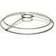 thumbnail image 2 of TRAHOO-Wire Lamp Shade Rings with European Fitter (16\u201d Diameter), Includes 2 Galvanized Steel Silver Drum Rings, Make DIY Table/Floor/Pendant Lamps, Compatible with Most IKEA & Target Lamps, 2 of 4