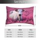 thumbnail image 2 of Fotbe Flower Field Cow Funda de Almohada Decorativa Estilo Occidental, Lujo en Algodón, Fundas para Almohadas King, Cojín Estampado para Decoración del Hogar-16"x24", 2 of 6