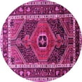 thumbnail image 1 of Ahgly Company Indoor Round Persian Pink Traditional Area Rugs, 4' Round, 1 of 4