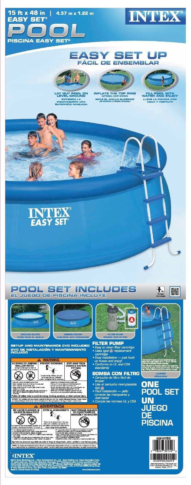 15 x 48 inflatable pool