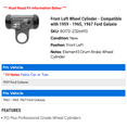 thumbnail image 2 of Front Left Wheel Cylinder - Compatible with 1959 - 1965, 1967 Ford Galaxie 1960 1961 1962 1963 1964, 2 of 2