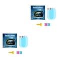 thumbnail image 2 of Kenally 1 par de películas para retrovisor de vehículos, portátiles, transparentes, HD, profesionales, impermeables, para camiones, películas para Oval 2piezas Kenally CBP449035, 2 of 5