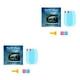 thumbnail image 3 of Riwesomey 1 par de películas para retrovisor automotriz, portátiles, transparentes, HD, profesionales, a prueba de lluvia, para espejo retrovisor de Oval 2piezas Riwesomey CBP449035, 3 of 5