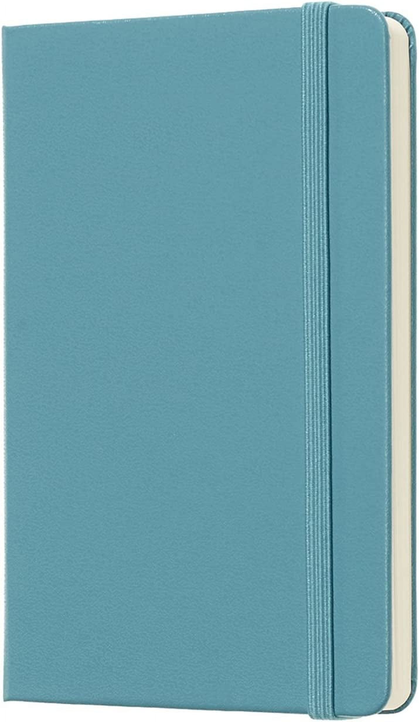 Moleskine Classic Notebook, Pocket, Plain, Blue Reef, Hard Cover (3.5 X 5.5) (Other)