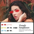thumbnail image 1 of Greenadscape 6 Pares De Gafas De Sol Para Mujer Retro Con Lentes Multicolores Para Fotos, 1 of 8