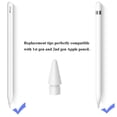 thumbnail image 4 of 4 Packs Pen Tip for Apple Pencil Replacement Stylus Fine Nib Compatible with iPad Air Mini Pro Apple Pencil 1st Gen and 2nd Generation Tips, 4 of 8