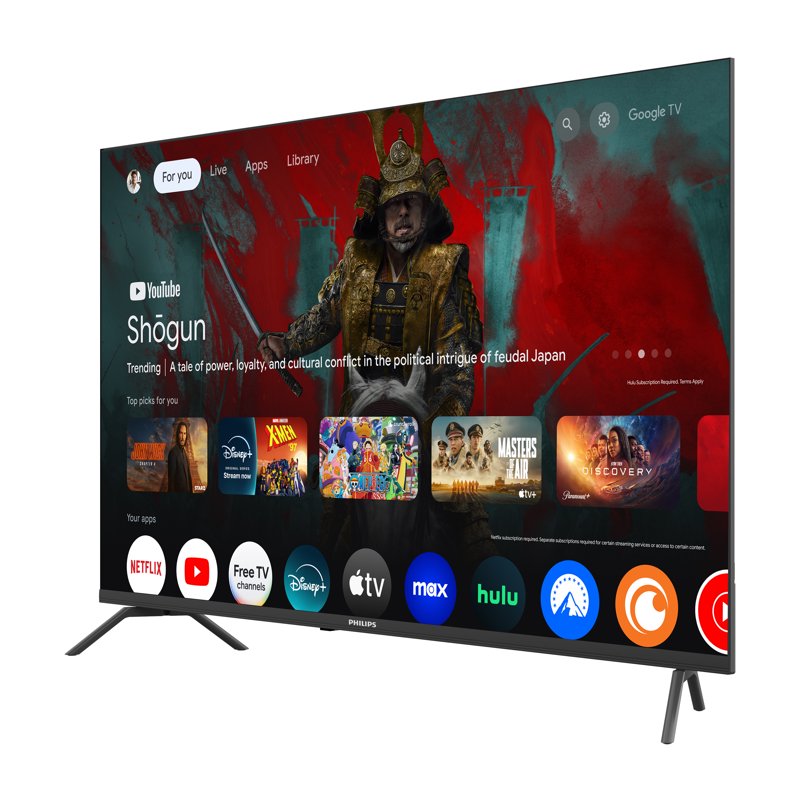 Philips 60" Class 4K Ultra HD (2160p) Google Smart LED TV (60PUL7555/F7) feature detail