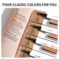 thumbnail image 4 of Q707 4 Tipped Precise Brow Pen – Long-Lasting Waterproof Eyebrow Pencil for Natural, Defined Brows – Easy to Use, Suitable for All Skill Levels (Light Coffee), 4 of 10
