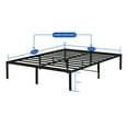 thumbnail image 5 of GrandRest 14 Inch Innovative Metal Platform Bed Frame, King, 5 of 8