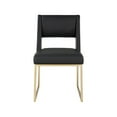 thumbnail image 5 of Meridian Furniture Jayce Black Vegan Leather Dining Chair (Set of 2), 5 of 6