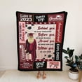 thumbnail image 4 of Graduation Gift for Daughter from Mom & Dad, Graduation Throw Blanket 60" x 50", Senior 2023 Gifts for Girl Her Women, Graduate Blanket, Birthday Gift, Graduation Blanket for Sofa Couch Travel, 4 of 6