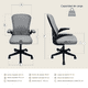 thumbnail image 3 of Silla Para Escritorio Y Oficina Ergonomica Altura Ajustable gris 6.49 pulg XPross XP-SO-CML, 3 of 7