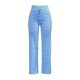 thumbnail image 2 of Gibobby Yoga leggings Pantalones de pierna ancha sueltos elásticos de cintura alta a rayas para mujer Pantalones de yoga de baile(Azul,M), 2 of 2