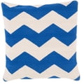 thumbnail image 1 of Surya Bold Geo 22" x 22" Bright Blue And Ivory Pillow Cover BD003-2222, 1 of 3