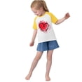 thumbnail image 3 of RXIRUCGD 2025 Vêtements d'Été pour Enfants Tout-Petits Garçons Filles Mode Mignon Col Rond Imprimé Manches Courtes Haut, 3 of 6